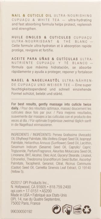 Immagine prodotto OPI Pro Spa - Olio per unghie e cuticole (8.60 ml)