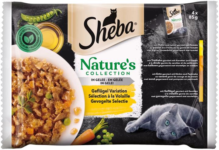 Actual product image Sheba Nature's Collection Poultry Variation in Jelly (Adult, 4 pcs., 340 g)