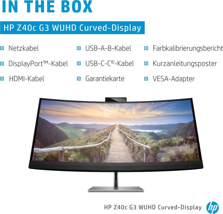 Actual product image HP Z40c G3 (5120 x 2160 pixels, 39.70")