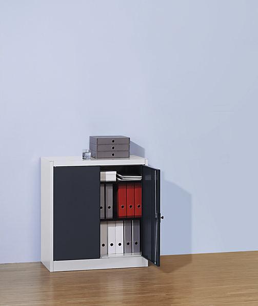 Produktbild Mauser Stahlschrank mit Flügeltüren (95 x 42 x 101.5 cm)