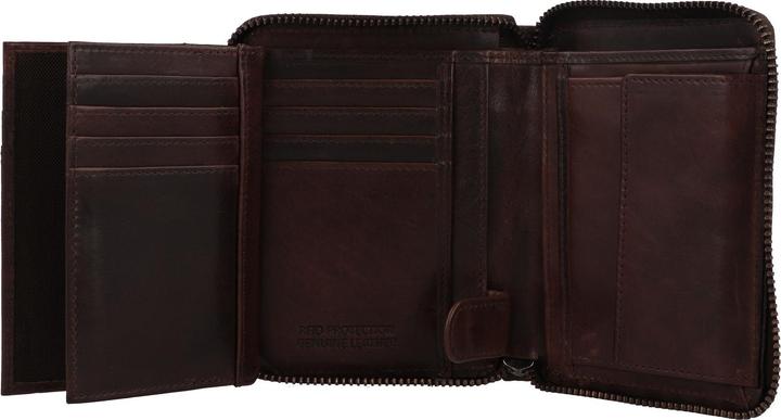 Actual product image Greenburry Newport Geldbörse RFID Schutz Leder 10 cm