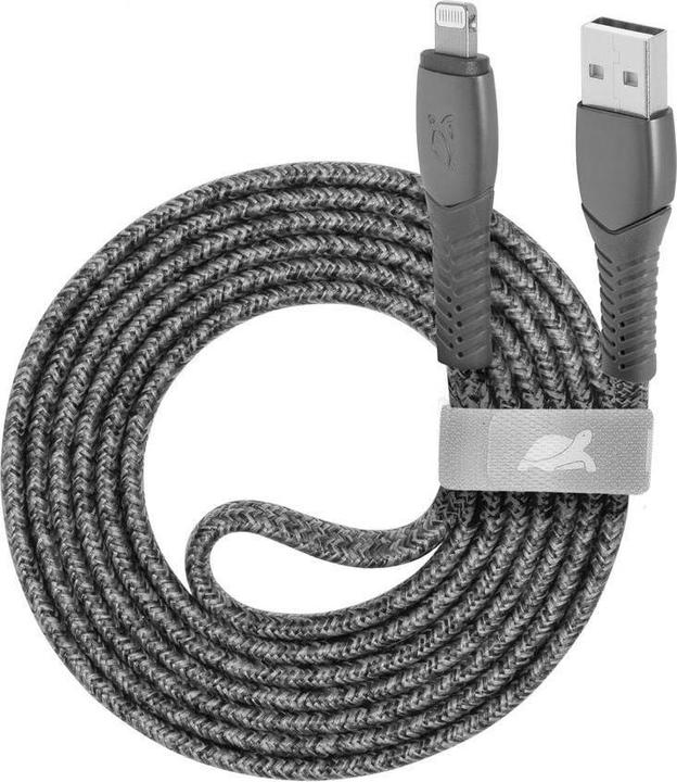 Rivacase CÂBLE USB-A VERS LIGHTNING 1.2M/GREY PS6108 (1.20 m, USB 2.0)