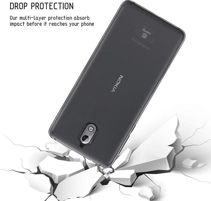 Produktbild Crong Crystal Slim Cover - Nokia 3.1 Hülle (Transparent) (Nokia 3.1)