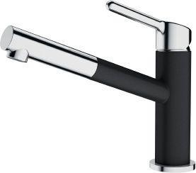 Produktbild Franke Kitchen faucet with pull-out hose Orbit 115.0623.057, chrome/onyx black