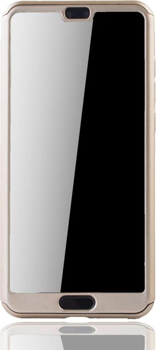 Produktbild König Design Hülle Handy Schutz für Huawei P20 Pro Full Case Cover Displayschutz Bumper Gold (Huawei P20 Pro)