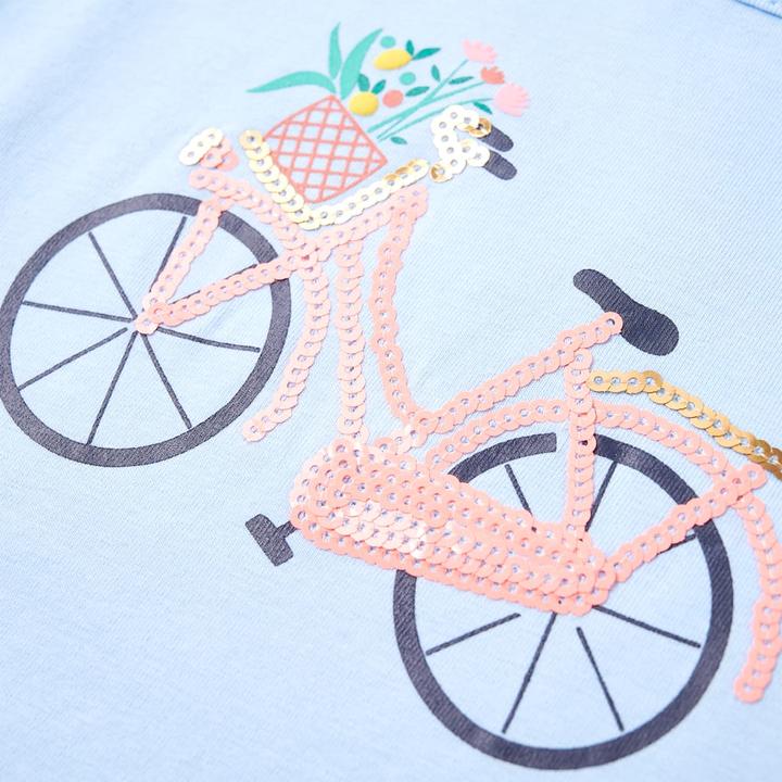 Immagine prodotto VidaXL T-shirt per bambini azzurro 92,Materiale: 95 % cotone. 5 (92)