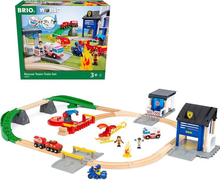 Immagine prodotto Brio Set di treni della squadra di salvataggio