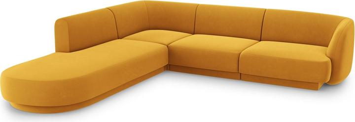 Actual product image Micadoni Boucle Left Corner Sofa, "Miley", 6 Seats, 255x248x70Made in Europe (Corner sofa)