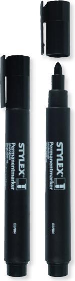 Produktbild Toppoint Permanent Marker-schwarz (Schwarz, 5 mm, 1 x)
