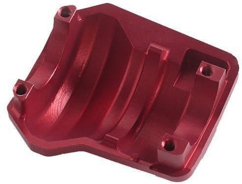 Image du produit Rc4Wd Aluminum Diff Cover Rouge