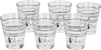 Motta Shot Glas (0.60 dl, 6 x, Bicchiere di vetro)
