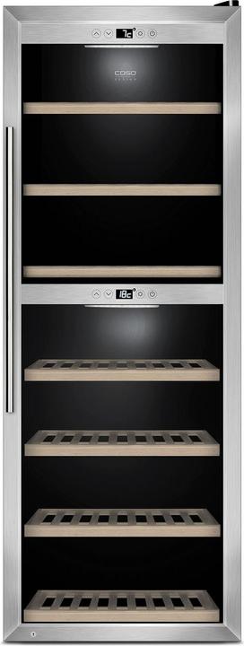 Immagine prodotto Caso WineMaster 126 Wine Cooler con compressore indipendente in acciaio inossidabile 126 Bottiglie