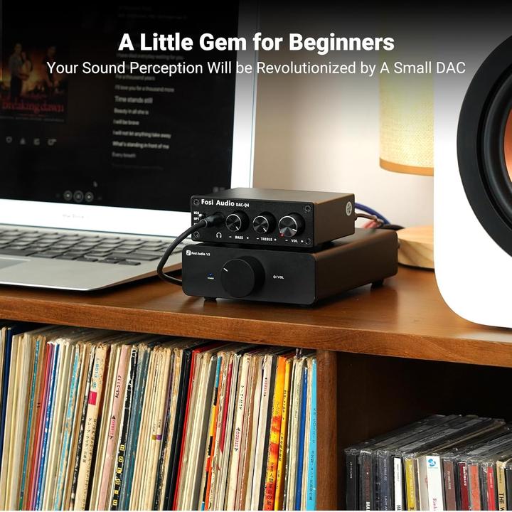Produktbild Fosi Audio Q4, 24-Bit/192 kHz DAC und Kopfhörerverstärker