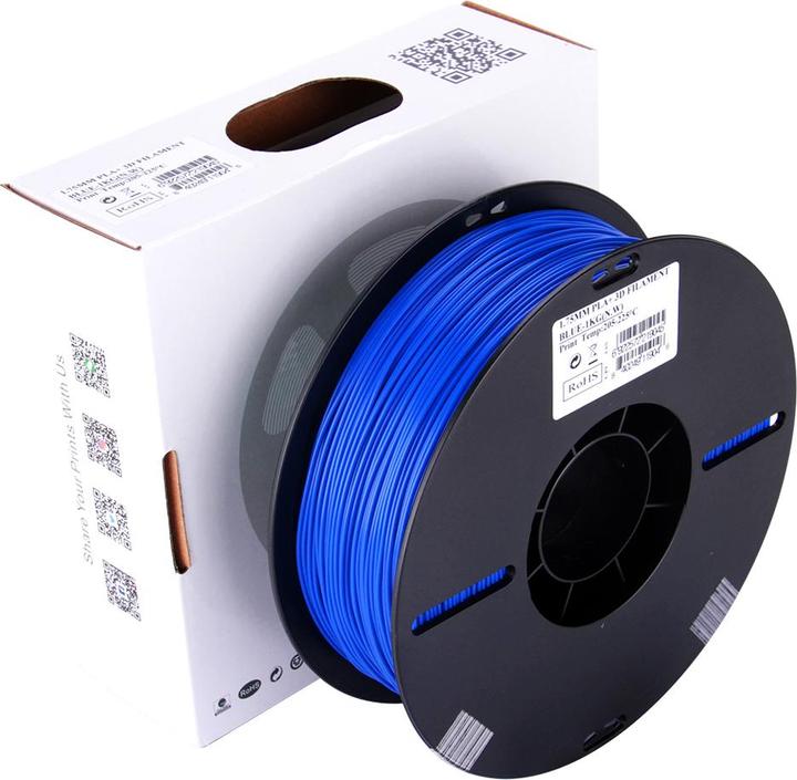 eSUN PLA+ 1.75mm Blue 1Kg (PLA+, 1.75 mm, 1000 g, Blue)