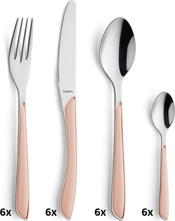 Produktbild Kuppels Besteckset 2 2214 Prisma (24 Stück, Besteck Set)