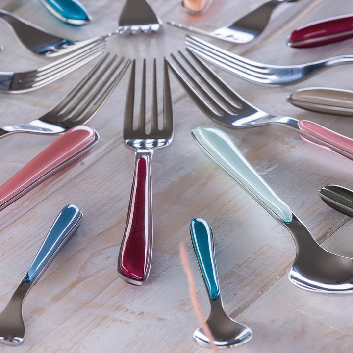 Produktbild Kuppels PRISMA Besteckset 24-teilig, wildberry, hochglanzpoliert, für 6 Personen (24 Stück, Besteck Set)