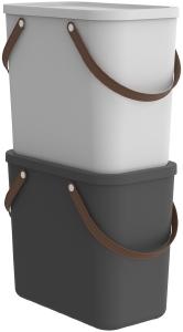 Produktbild Rotho Beutelbehälter für Segregacji Albula 25L weiss matt (23.5 x 40 cm, 25 l)