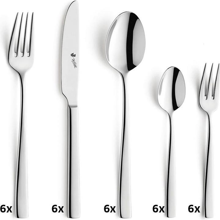 Immagine prodotto Paul Wirths Bestecke Set di posate 30 pezzi 0090 Pure (30 Pezzo/i, Set di posate)