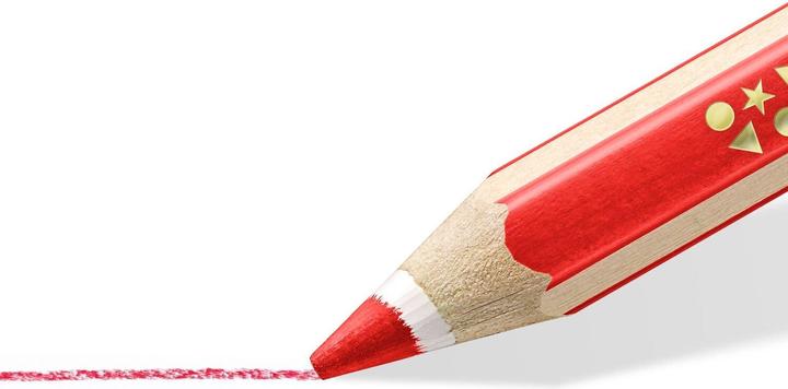 Actual product image Staedtler Noris Club super jumbo 10 coloured pencils (Assorted colours, 10 x)