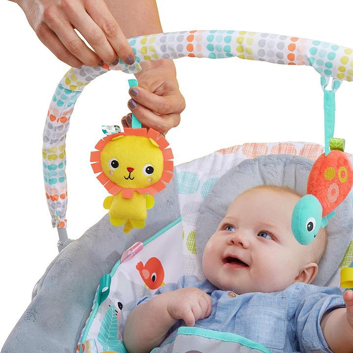 Image du produit Bright Starts Transat vibrant pour bébé, Whimsical Wild