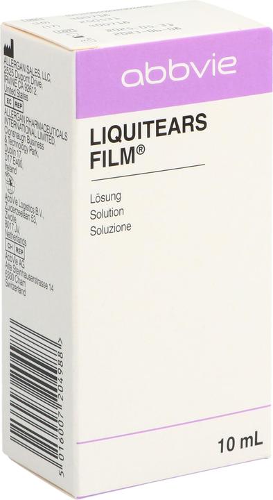 Actual product image Liquitears Film Gtt Opht (10 ml, 10 ml drops)