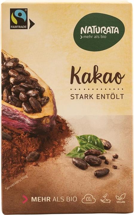 Actual product image Naturata Cocoa powder heavily deoiled 10-12% organic (125 g)