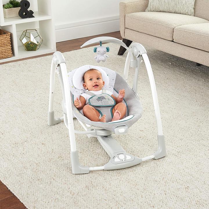 Actual product image Ingenuity 2 in 1 foldable & portable baby swing