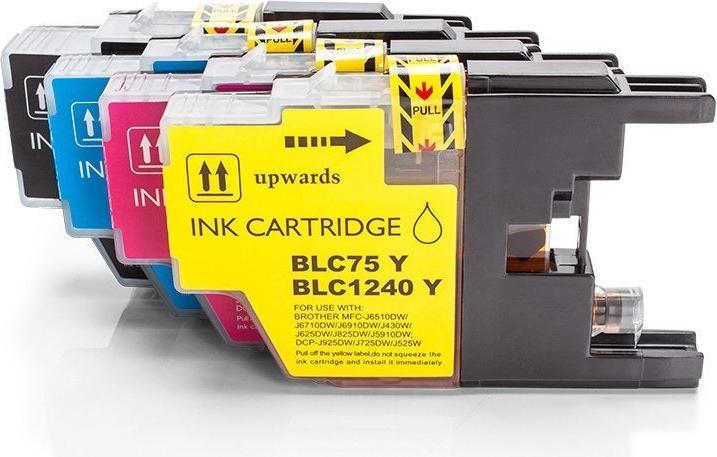 Hermex Kompatible Tintenpatrone XL für Brother MFC-J6510DW (M, C, Y, BK)