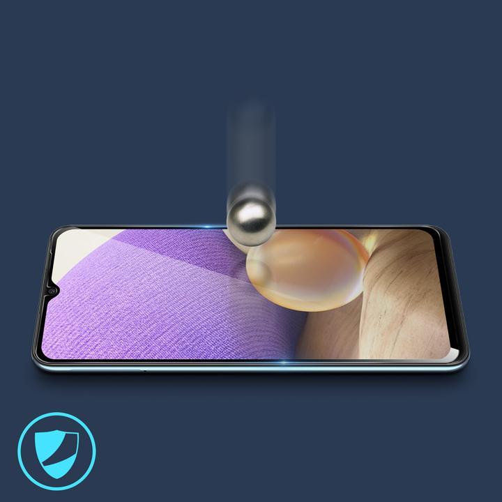 Actual product image Avizar bulletproof glass, glass protective film, protective glass (1 Piece, Samsung Galaxy A32 5G)