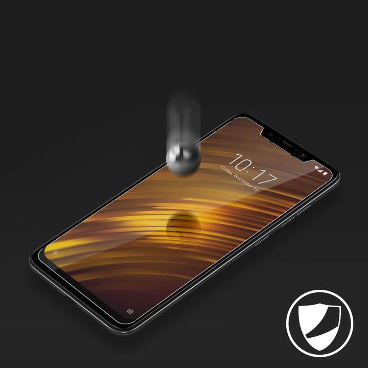 Image du produit Avizar Film clair comme du cristal, protection d'écran en verre (2 pièce(s), Xiaomi Pocophone F1)
