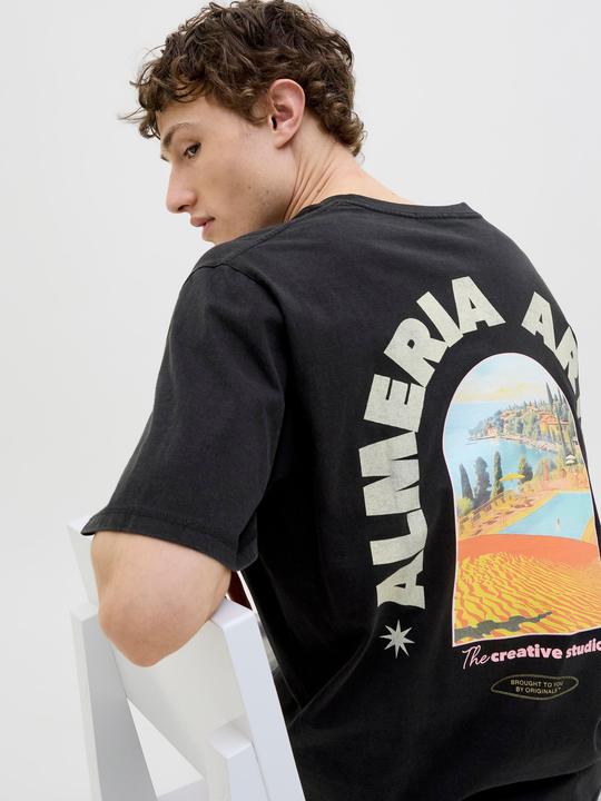 Actual product image Jack & Jones Rückenprint Rundhalsausschnitt T-shirt T-shirt (L)