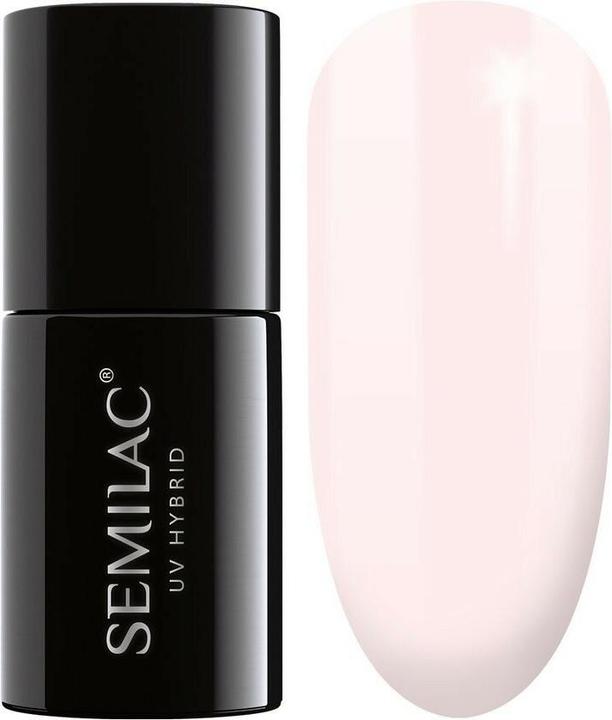 Produktbild Semilac UV Hybrid Varnish 128 Pink Marshmallow 7ml (128 UV Hybrid Varnish Pink Marshmallow, UV-Gel Lack)