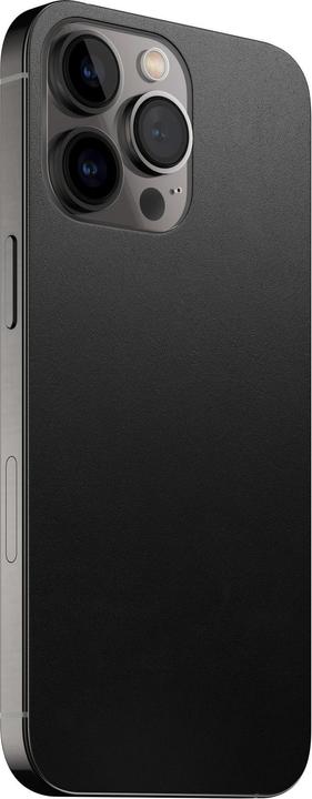 Actual product image Nomad Leather Skin iPhone 13 Pro Max Black (Apple iPhone 13 Pro Max)