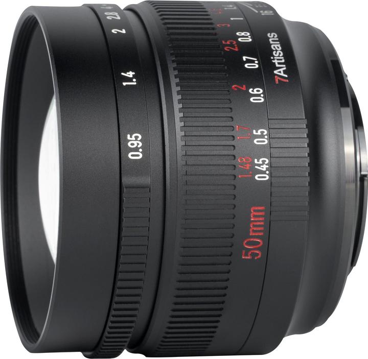 Image du produit 7artisans 50mm f/16 - 0,95, Nikon Z (Nikon Z, APS-C / DX)