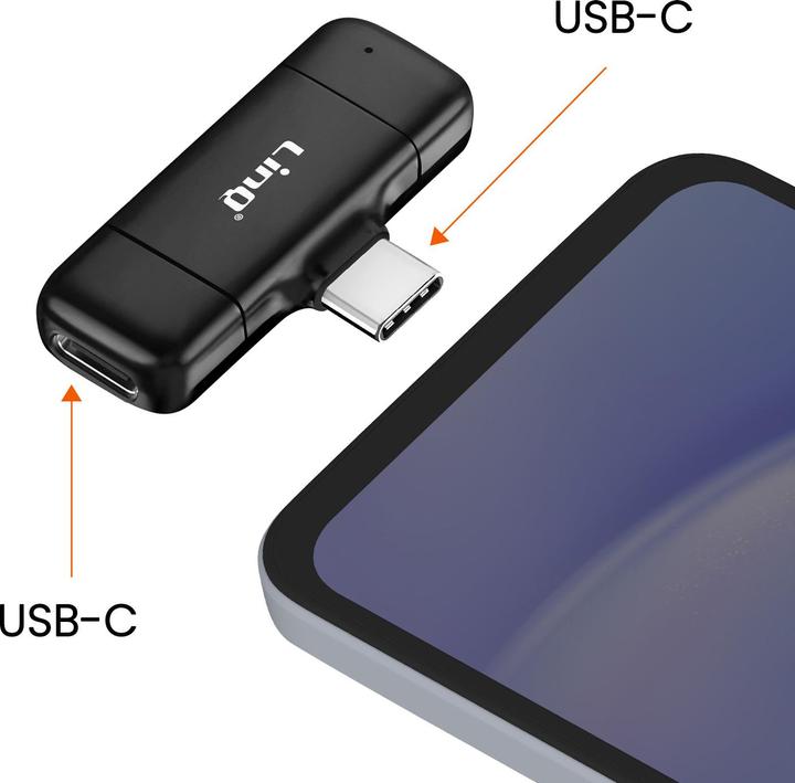 Actual product image LinQ Tie Microphone with USB-C Connector