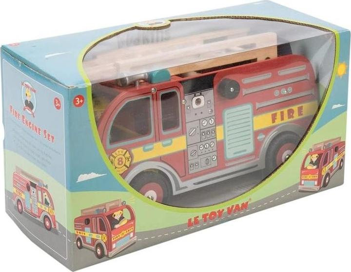 Actual product image Le Toy Van Fire department car set