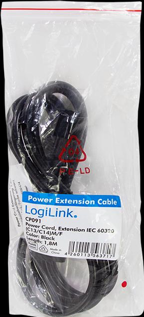Actual product image LogiLink CP091 (1.80 m)