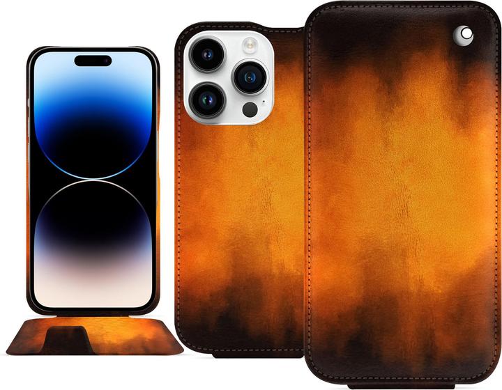Image du produit Noreve Coque à rabat vertical en cuir (Apple iPhone 15 Pro)