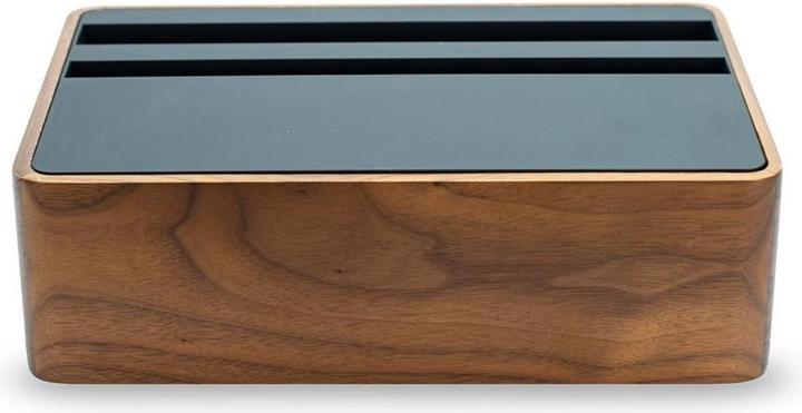 Image du produit Alldock Station de recharge sans fil Noix / Noir (72 W)