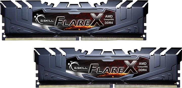 Productafbeelding G.Skill Flare X (voor AMD) F4-3200C16Q-32GFX Geheugenmodule GB DDR4 (4 x 8GB, 3200 MHz, DDR4 RAM, DIMM 288 pin)
