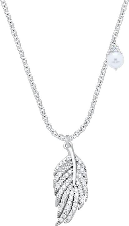 Candy Halskette Feder, 925 Sterling Silber (925er Sterlingsilber, 925 Sterling Silber, 42 - 45 cm)