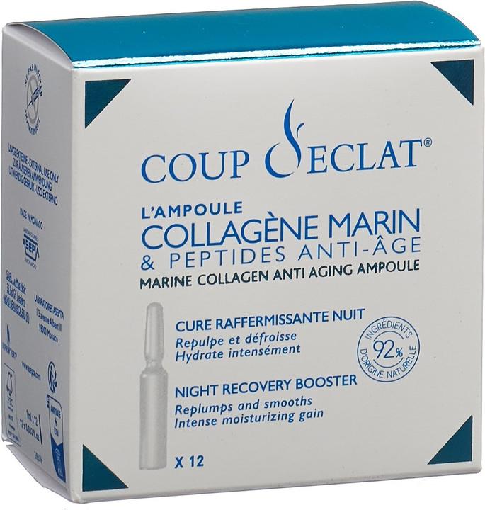 Coup d‘Eclat Meereskollagen und Anti-Aging-Peptide Ampullen (12 ml)