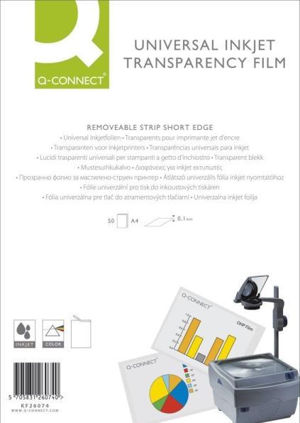Produktbild Q-Connect Transparentfolien (1 x)