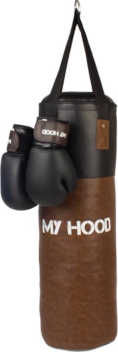 Euro Play My Hood - Boxing Bag with Gloves - Retro (201046) (28 cm, 15 kg)