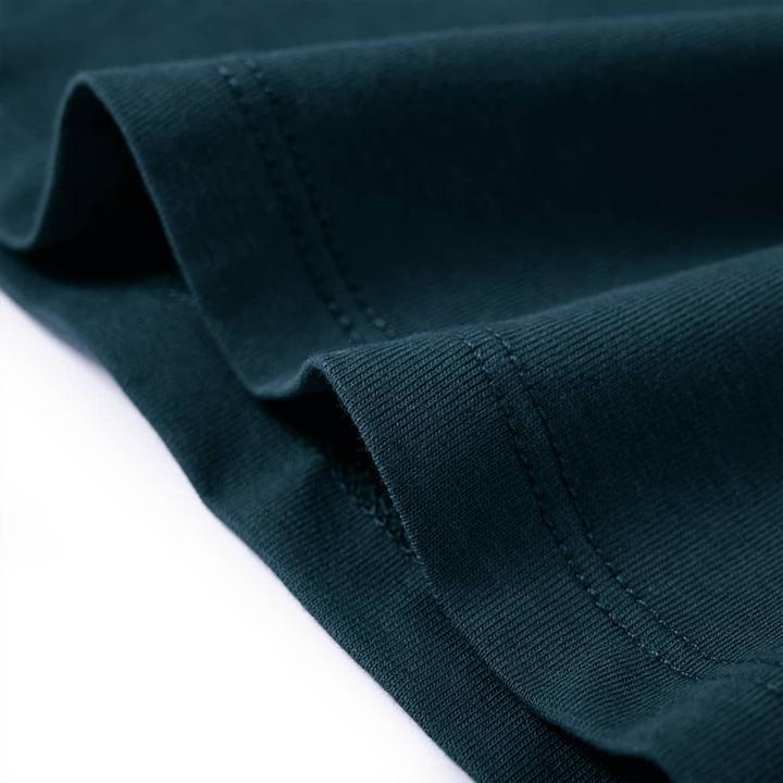 Immagine prodotto VidaXL Camicia da bambino a maniche lunghe verde scuro 92,Materiale: 95 % cotone (92)
