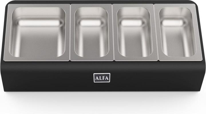 Image du produit Alfa Forni Station de topping 4 bacs (3 GN 1/9 - 1 GN 1/6)
