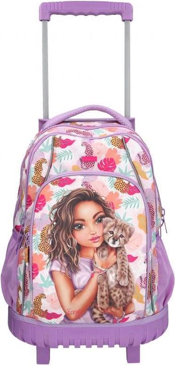 Produktbild Top Model Depesche 10780 TOPModel Urban Jungle - Schul-Rucksack in Flieder mit 3 Fächern, Trägergurt, Telesko