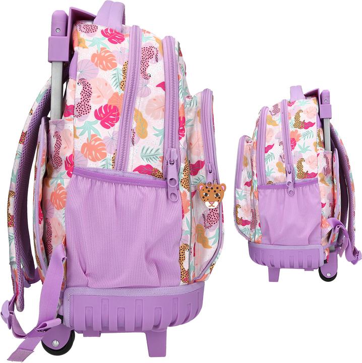 Produktbild Top Model Depesche 10780 TOPModel Urban Jungle - Schul-Rucksack in Flieder mit 3 Fächern, Trägergurt, Telesko