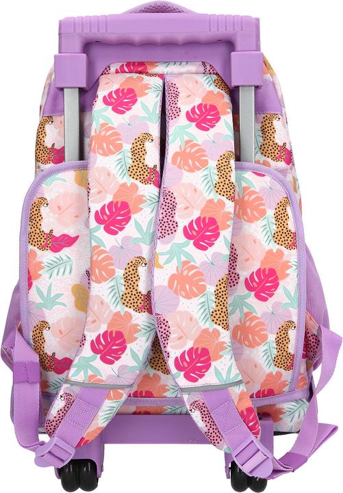 Produktbild Top Model Depesche 10780 TOPModel Urban Jungle - Schul-Rucksack in Flieder mit 3 Fächern, Trägergurt, Telesko