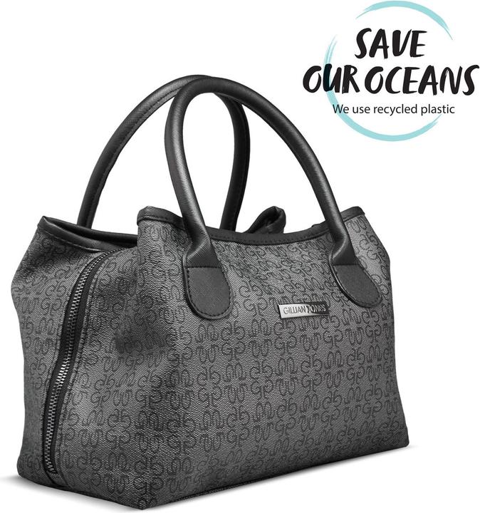 Actual product image Cimi GILLIAN JONES resort Mary bag makeup bag signature pattern in PU for women 30x22X16 cm